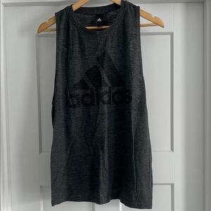 Adidas Heather Gray Athletic Tank